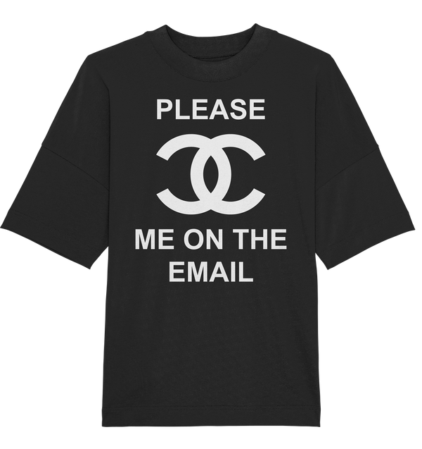 Please CC me on the Email Shirt Black