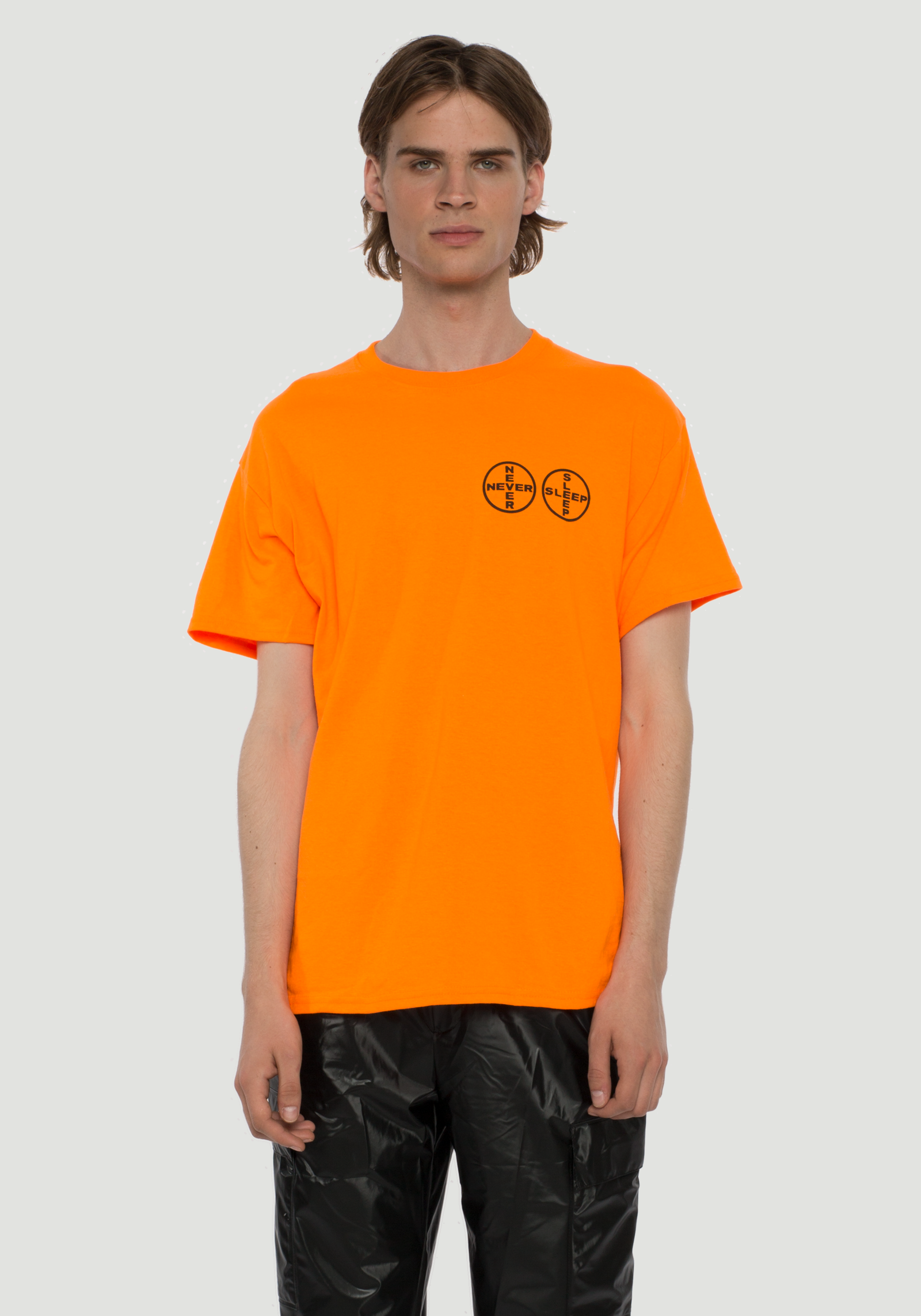 Never Sleep T-Shirt Orange