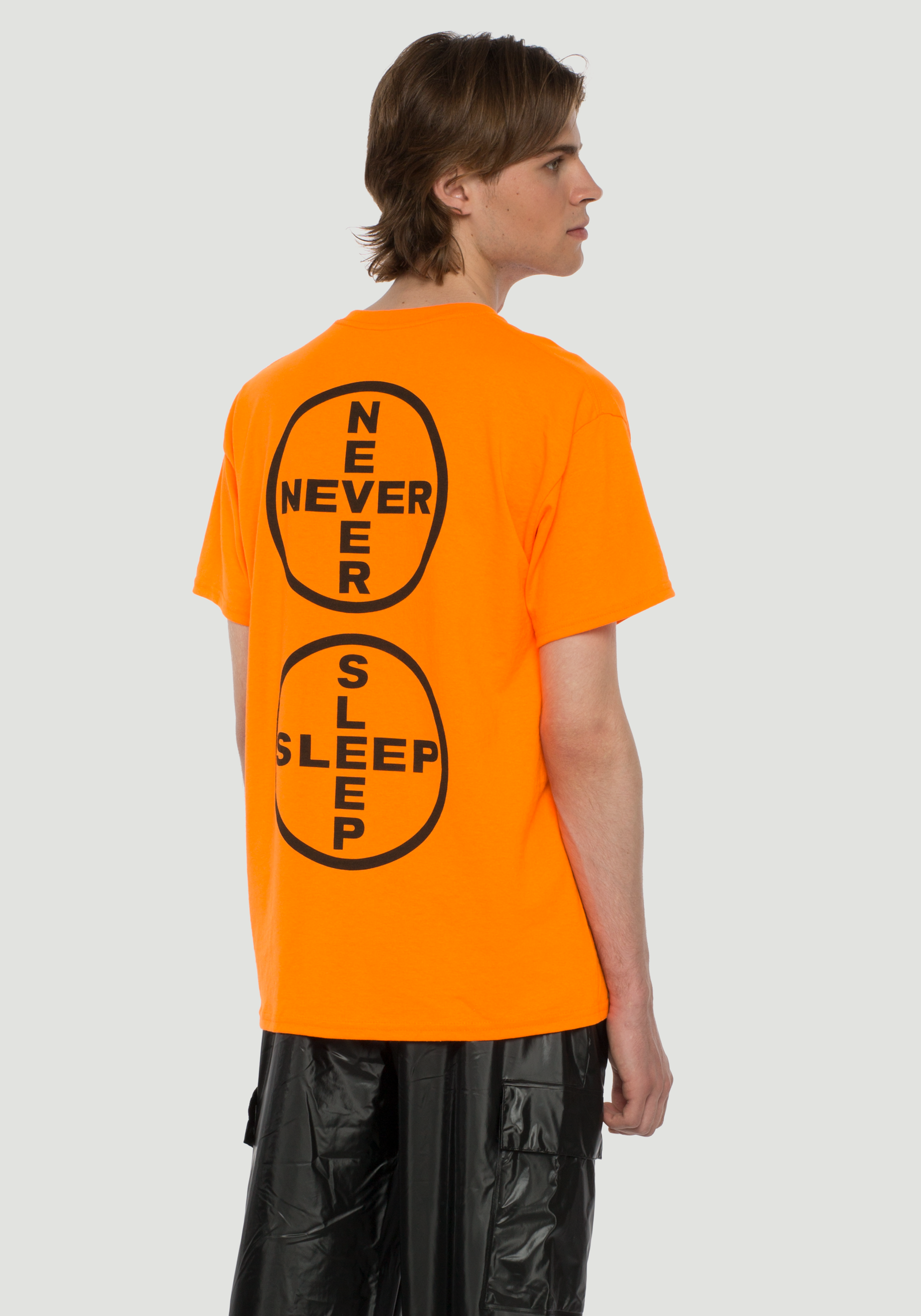 Never Sleep T-Shirt Orange