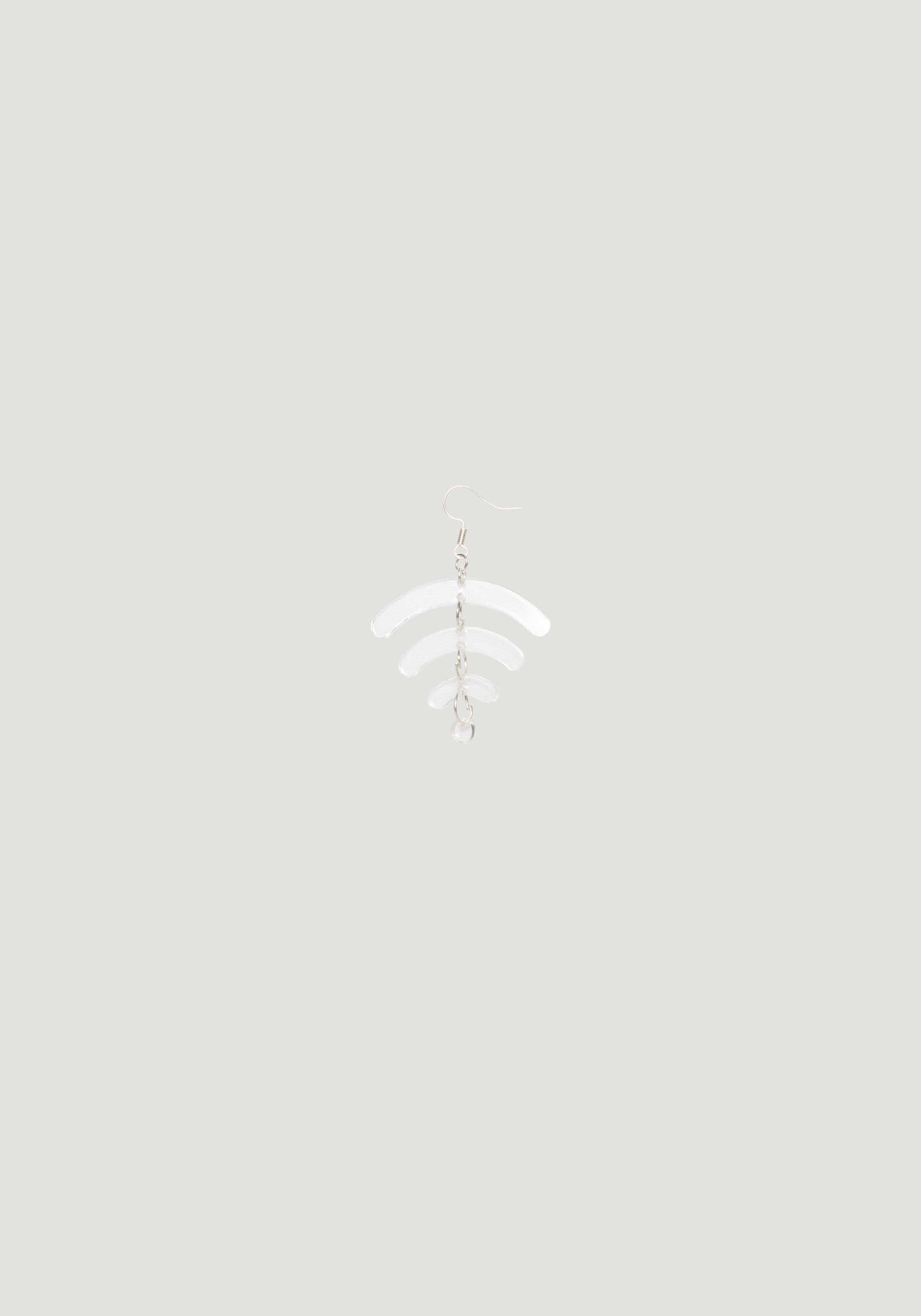 Wi-Fi Earrings Transparent Small