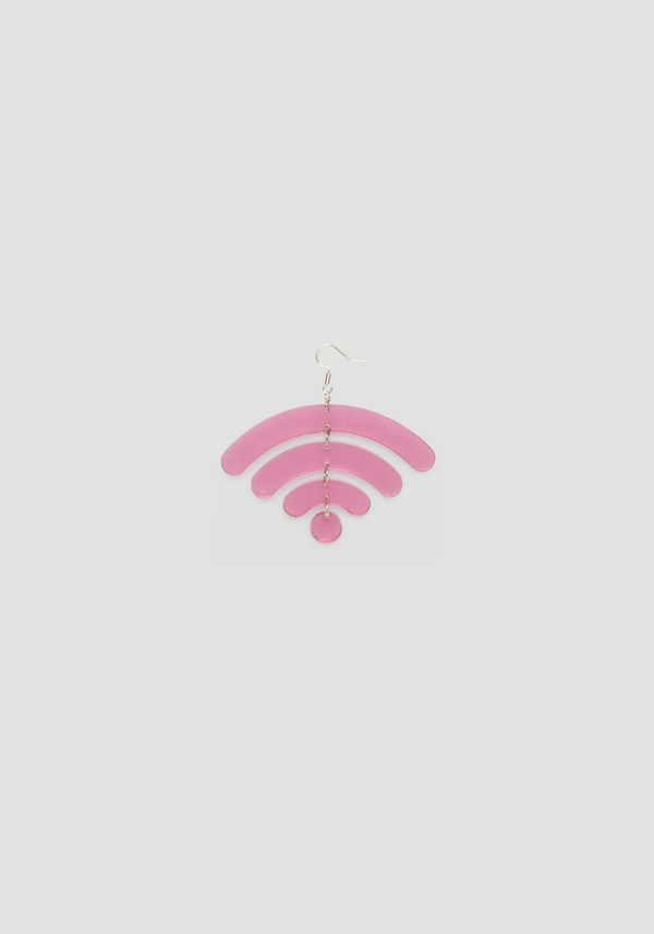 Wi-Fi Earrings Ambient Rosé Large